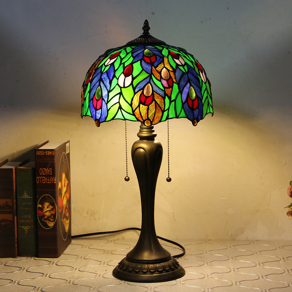 Petal Glass Resin Living Table Lamp