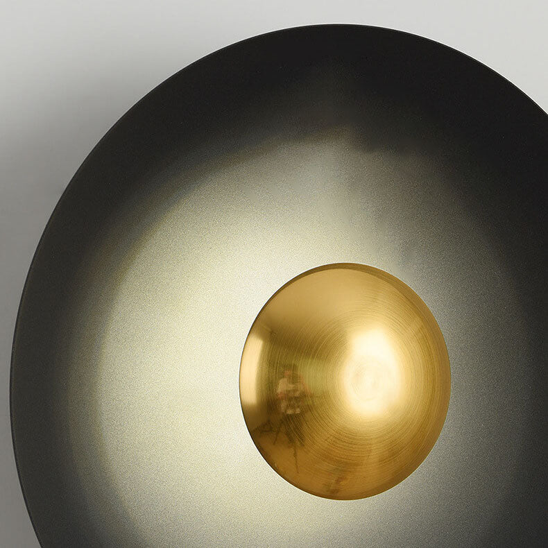 Multicolor Round Disc Hardware Wall Lamp