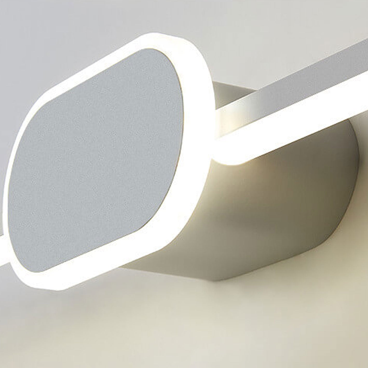 Long Strip Oval Vanity Wall Lamp
