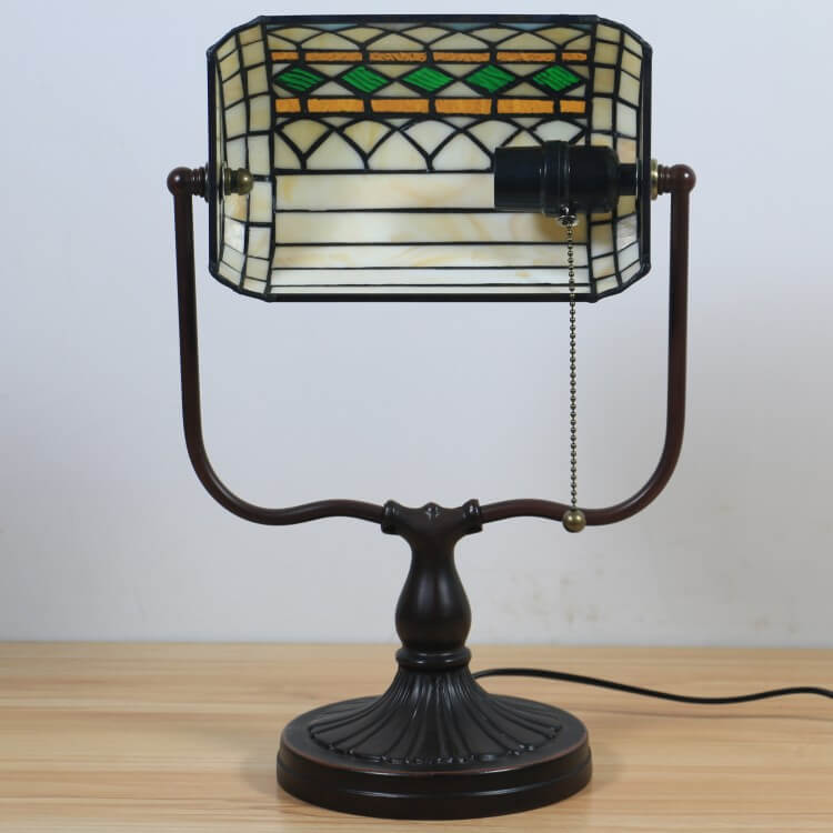Floral Butterfly Stained Glass Table Lamp