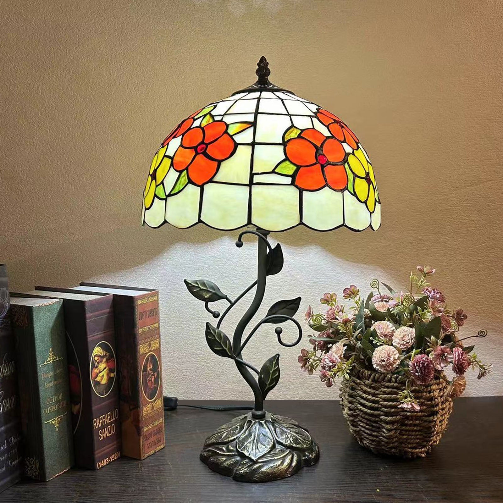 Resin Glass Dome Conic Table Lamp