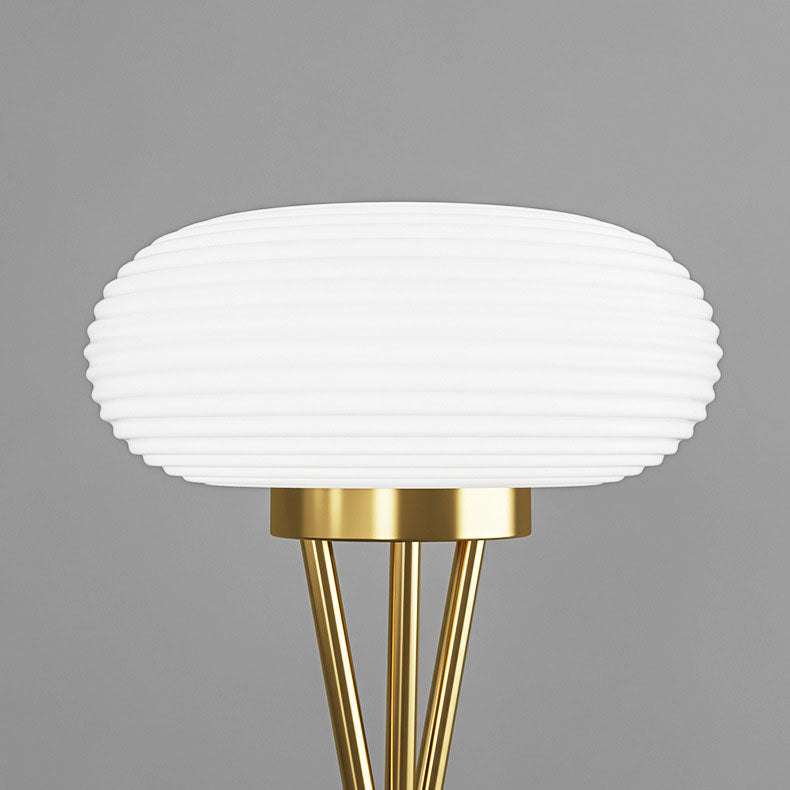 Round Tripod Iron Acrylic Floor Lamp