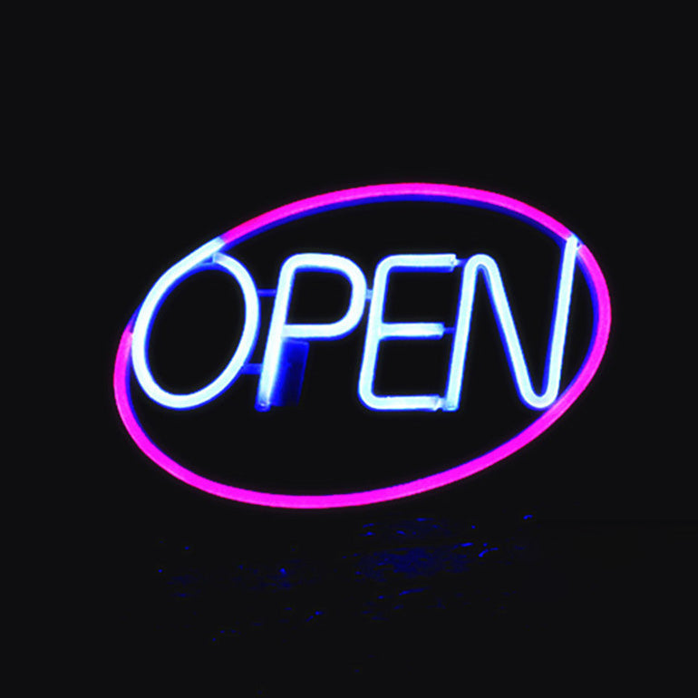 PS OPEN Neon Dining Outdoor Light
