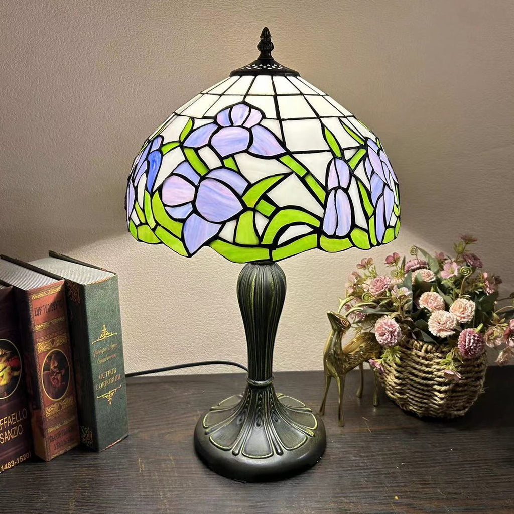 Round Dome Flower Alloy Table Lamp
