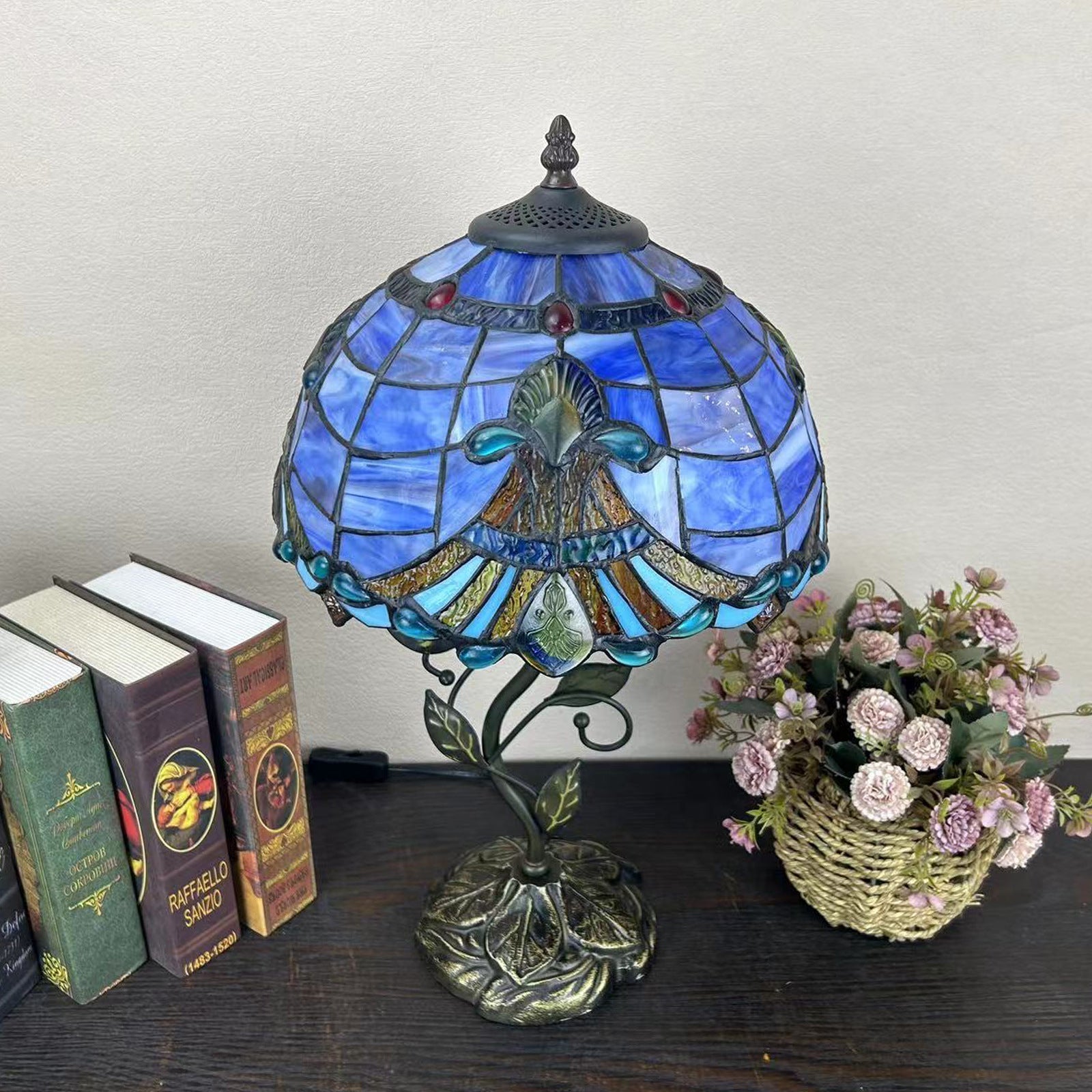 Dome Iron Glass Living Table Lamp