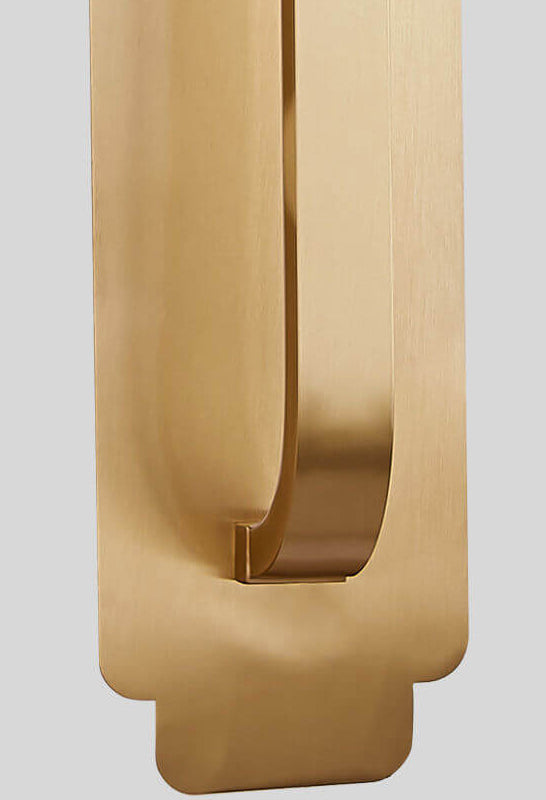 Copper Long Round Wall Lamp