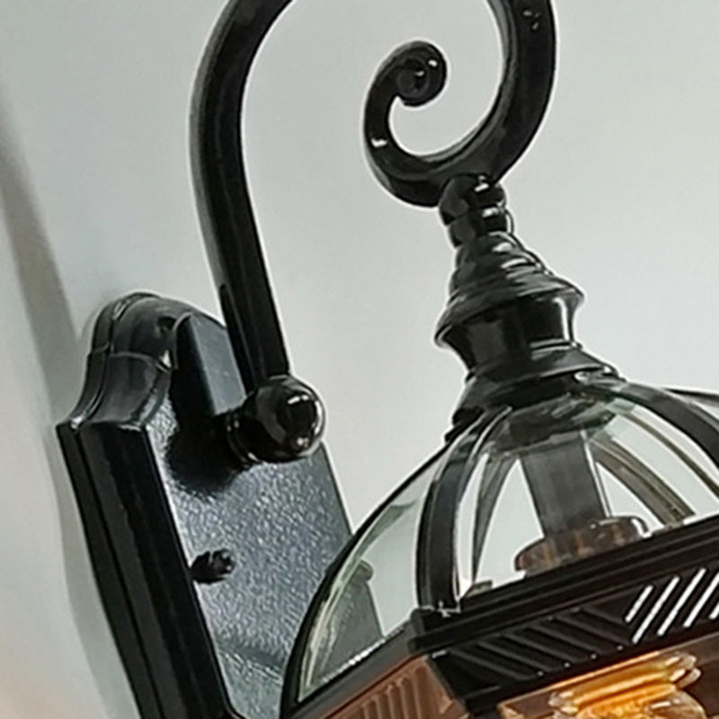 Aluminum Glass Hexagonal Prism Outdoor Light
