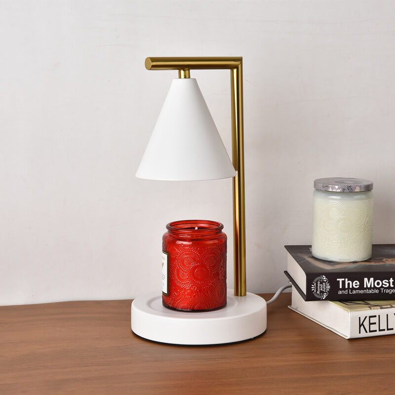 Cone Right Angle Arm Table Lamp