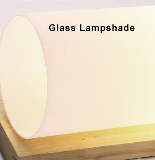Glass Cylindrical Shape Wall Lamp