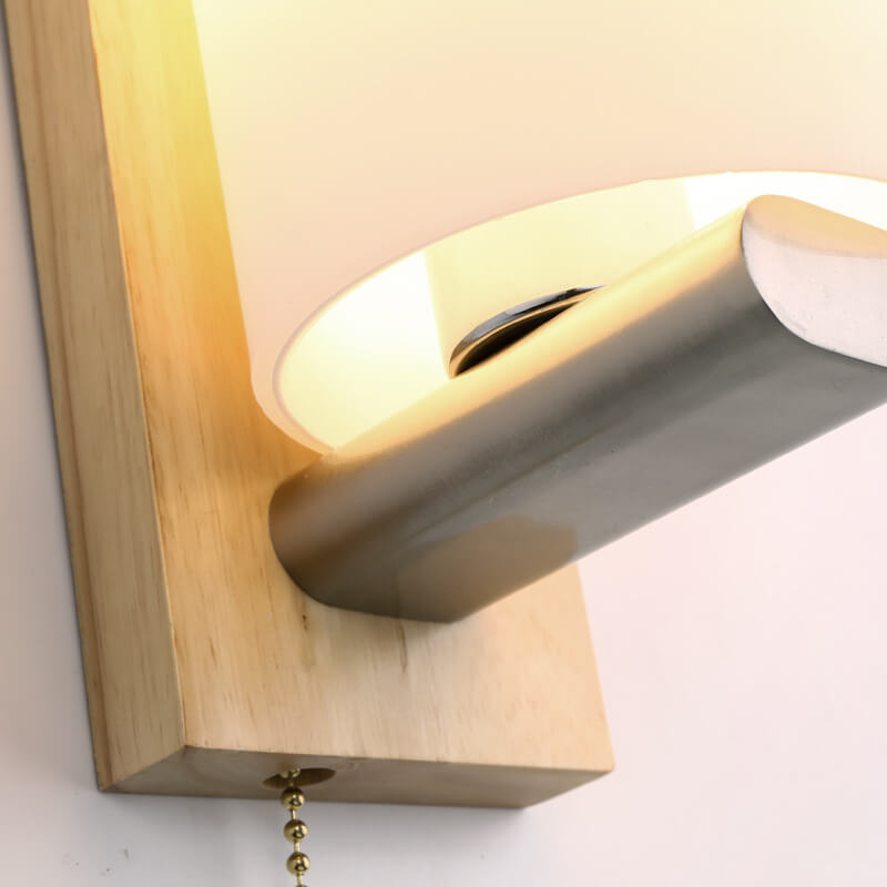 Glass Cylindrical Shape Wall Lamp