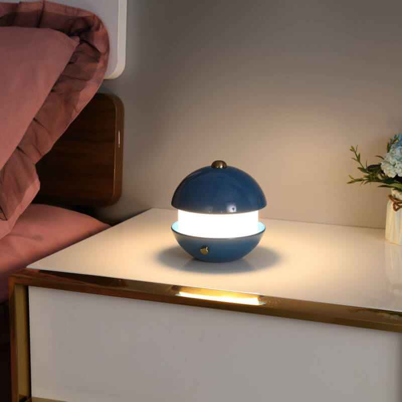Metal Round Table Lamp