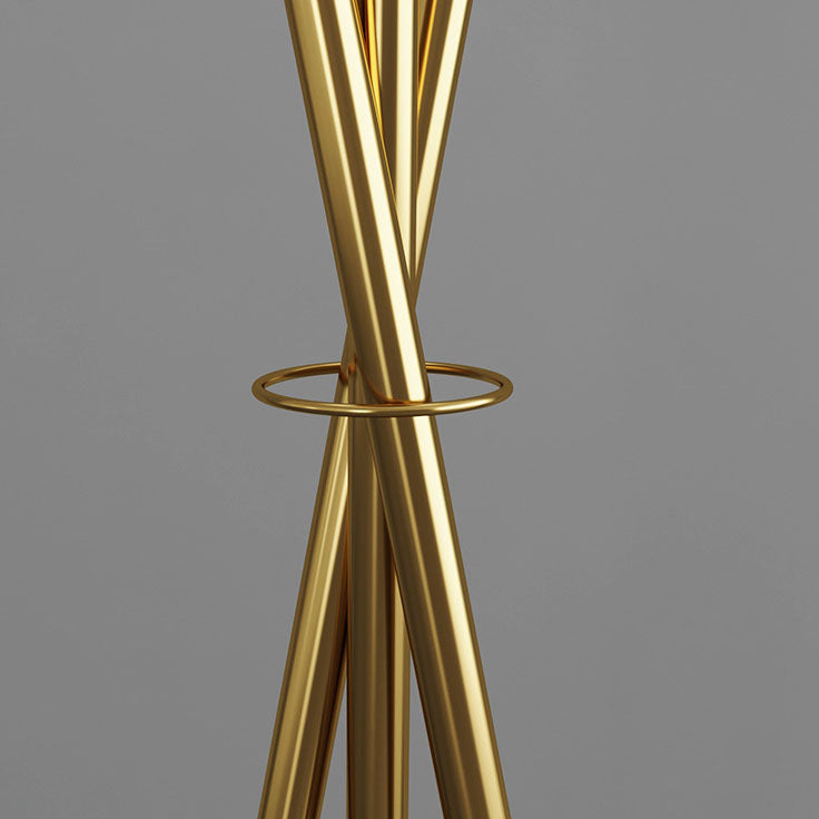 Round Tripod Iron Acrylic Floor Lamp
