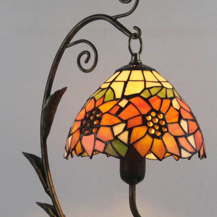 Mouse Flower Resin Stained Table Lamp