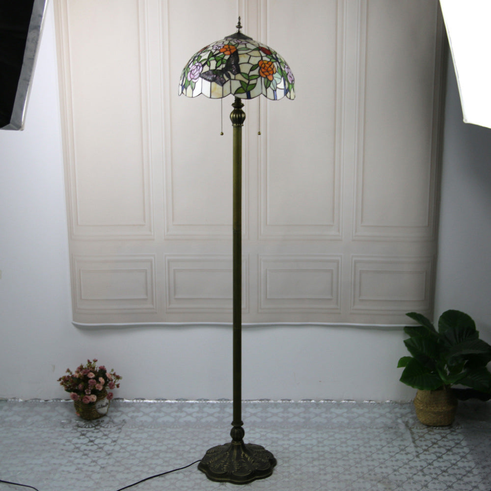 Half Ball Resin Glass Floor Lamp