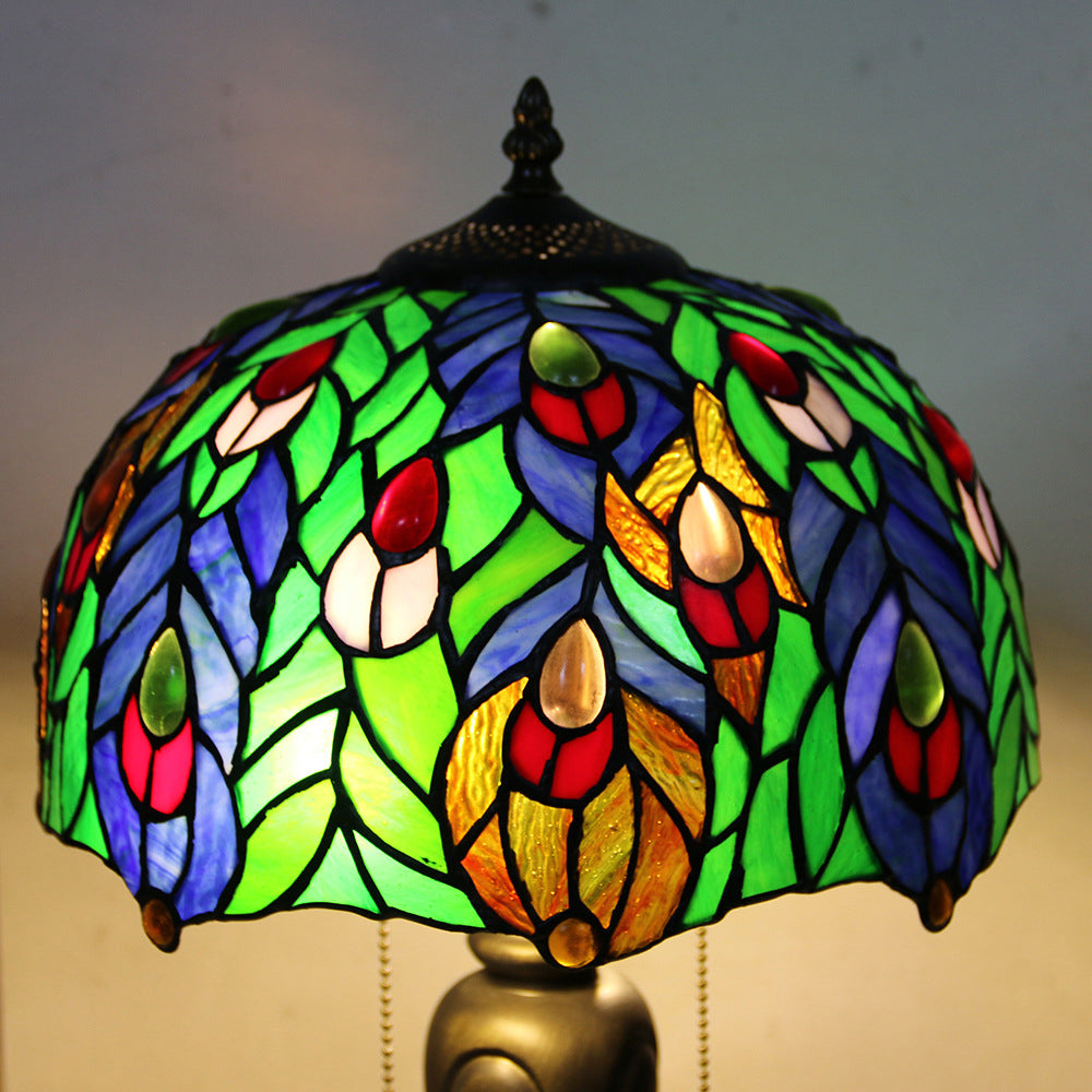 Petal Glass Resin Living Table Lamp