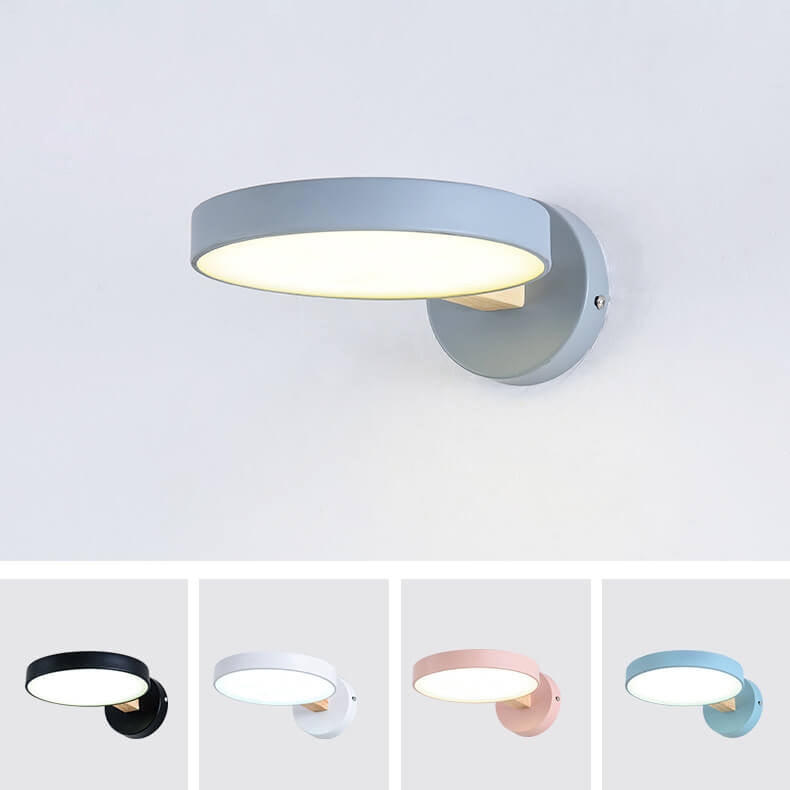Round Macaron Color Wall Lamp