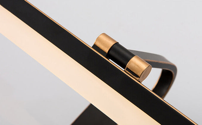 Iron Bar Rotating Mirror Wall Lamp
