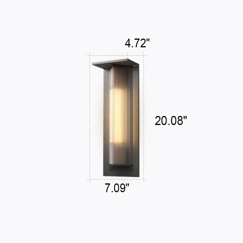 Aluminum Glass Outdoor Light