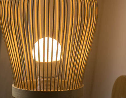 Bamboo Weaving Handwoven Round Wall Lamp