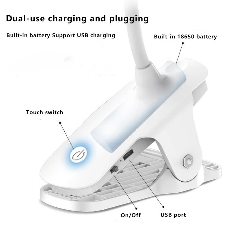 Clip Desk Rechargeable Eye Floor Lamp