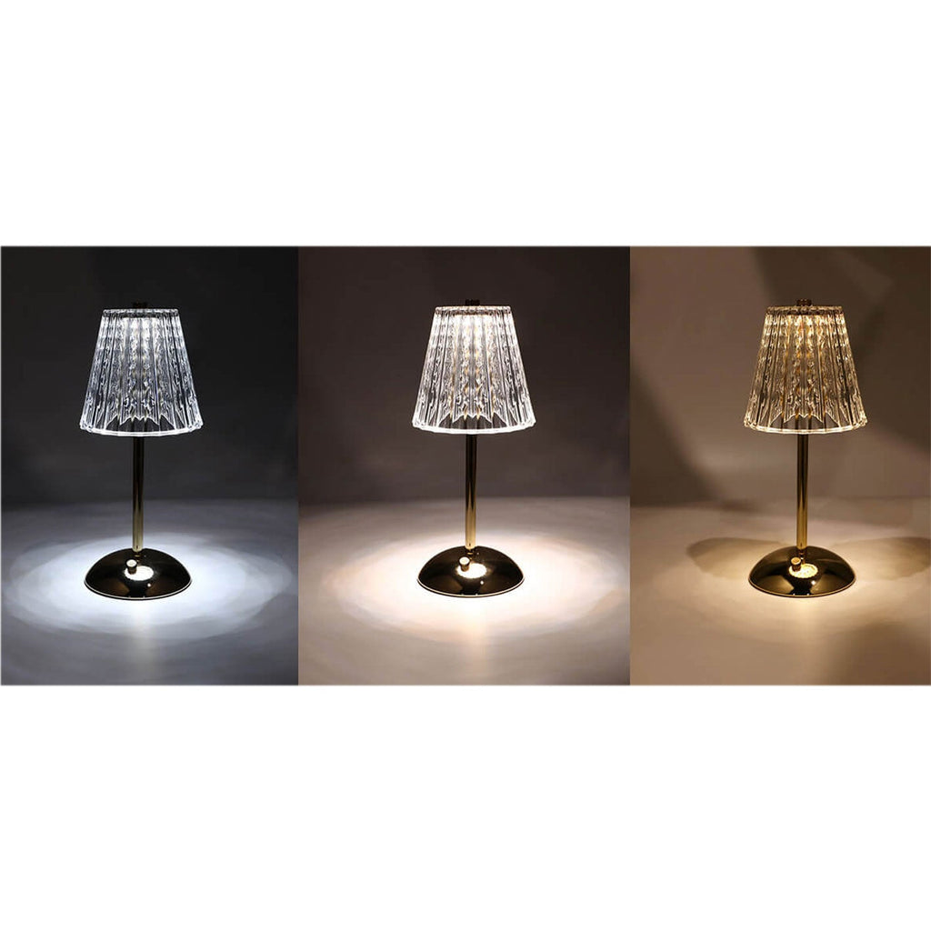 Aluminum Alloy Charging Night Table Lamp