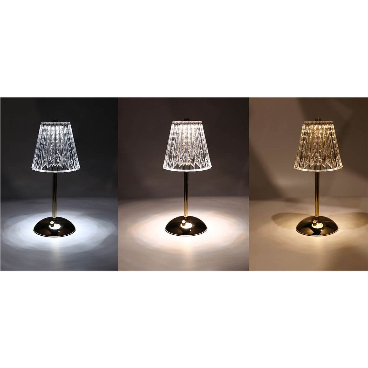 Aluminum Alloy Charging Night Table Lamp