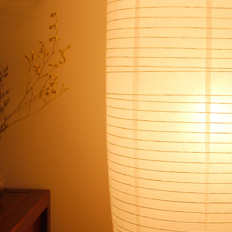 Nordic Minimalist Rice Paper 2-Light Floor Lamp