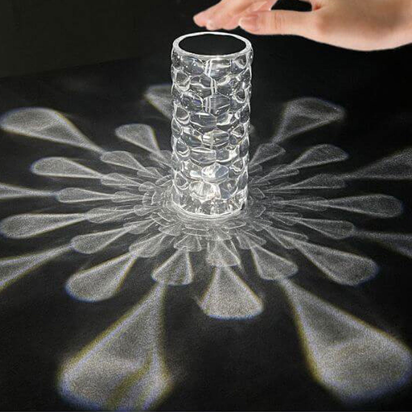 Crystal Diamond Water Drop Table Lamp