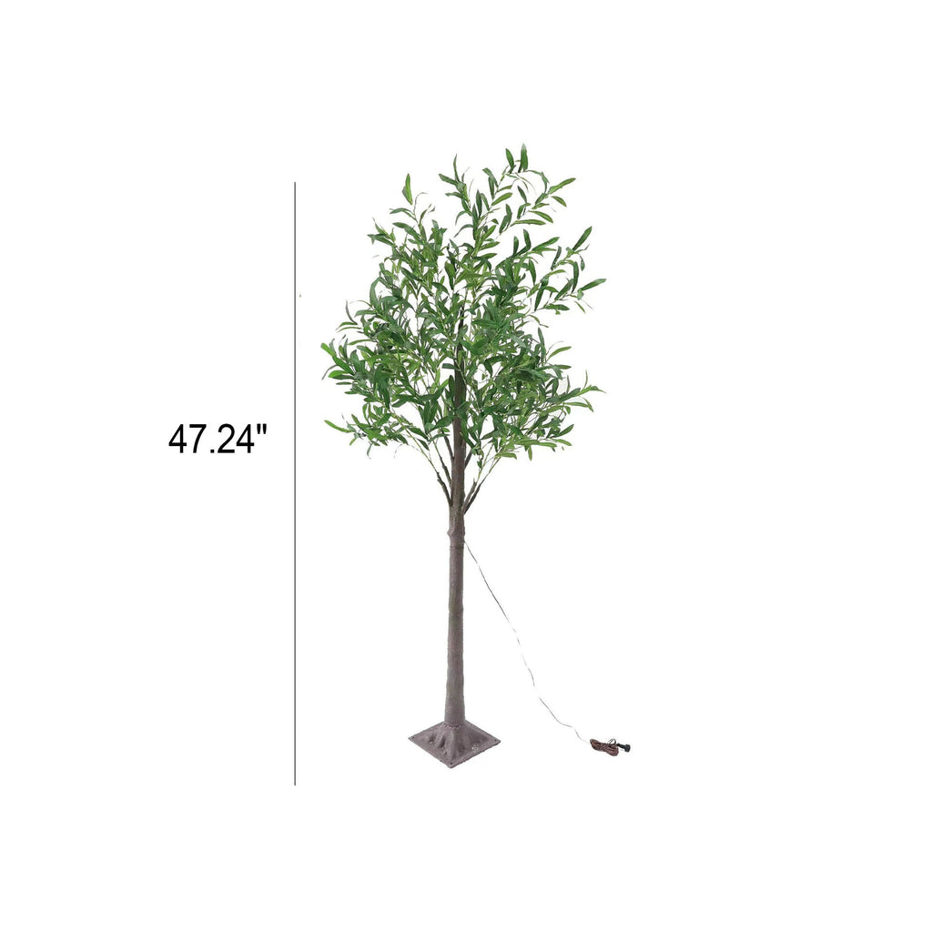 Olive Leaf Simulation Plants Floor Lamp