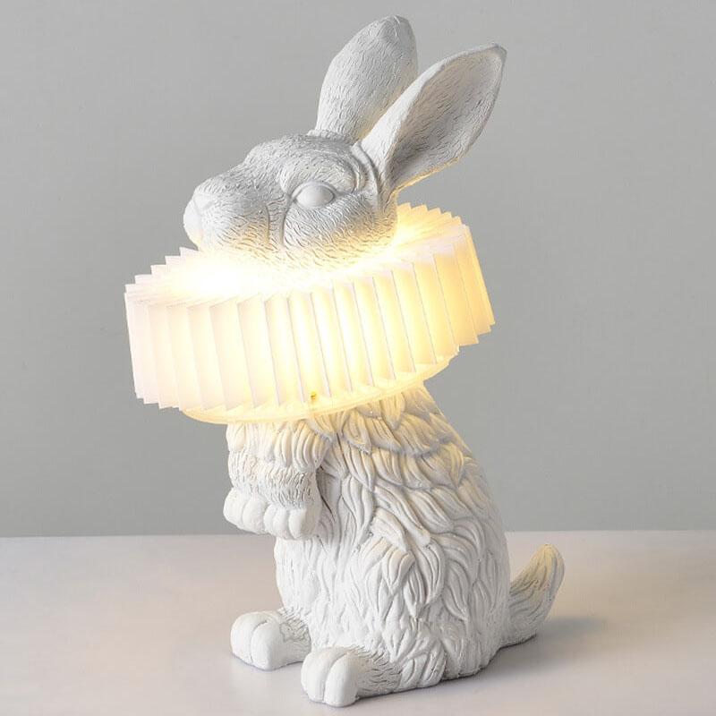 Resin Rabbit Table Lamp
