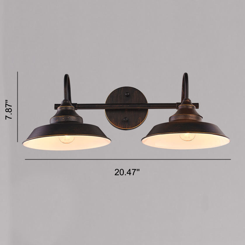 Old Iron Barn 1/2/3 2-Light Wall Lamp