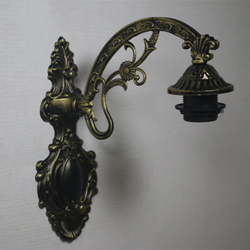 Half Round Glass Wall Lamp