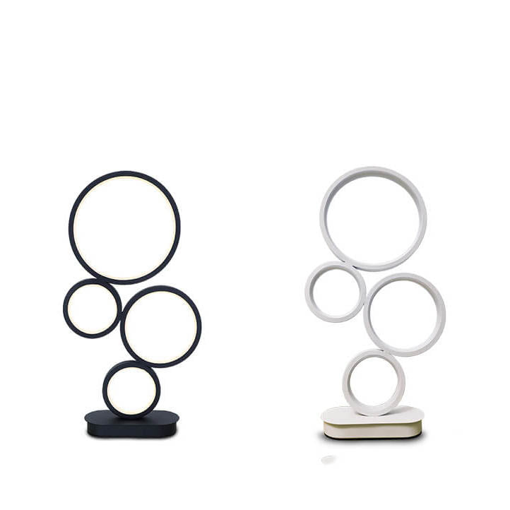 4-Circle Ring Table Lamp