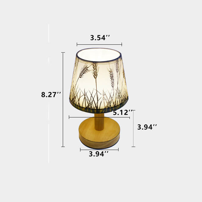 Linen Drum Table Lamp