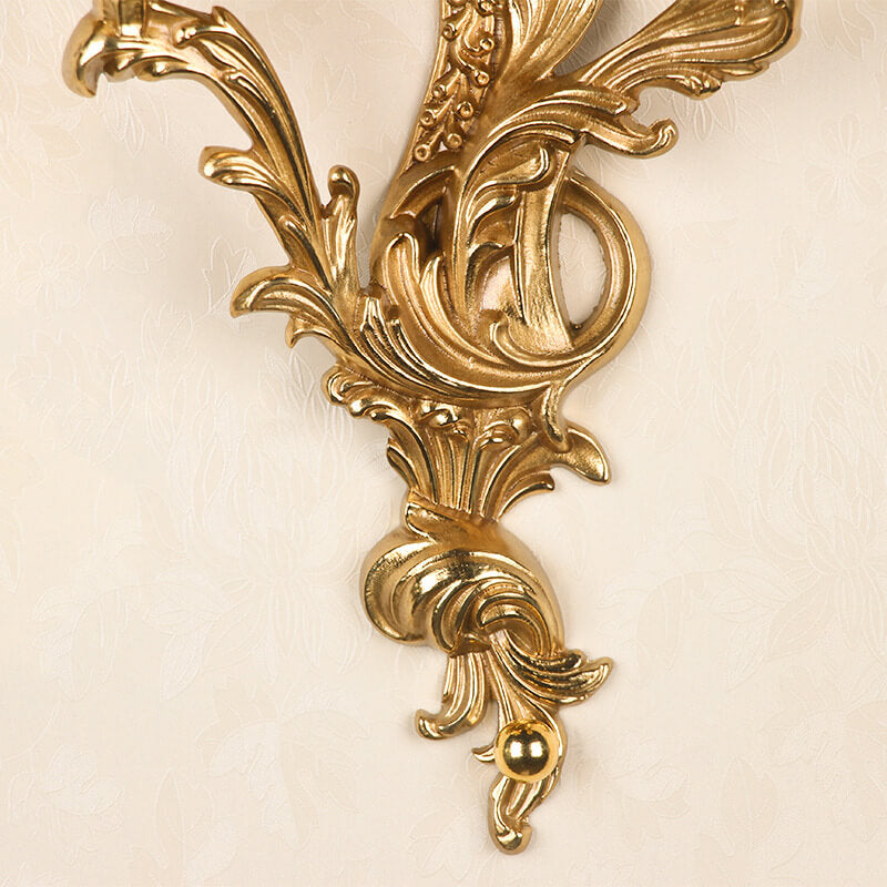 Brass Candle 2/3 2-Light Wall Lamp