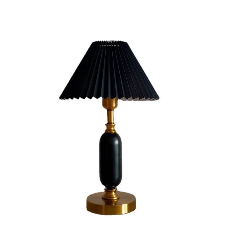 Pleated Column Table Lamp