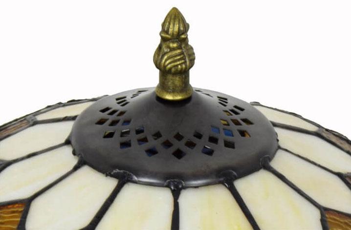 Stained Glass Flower Table Lamp