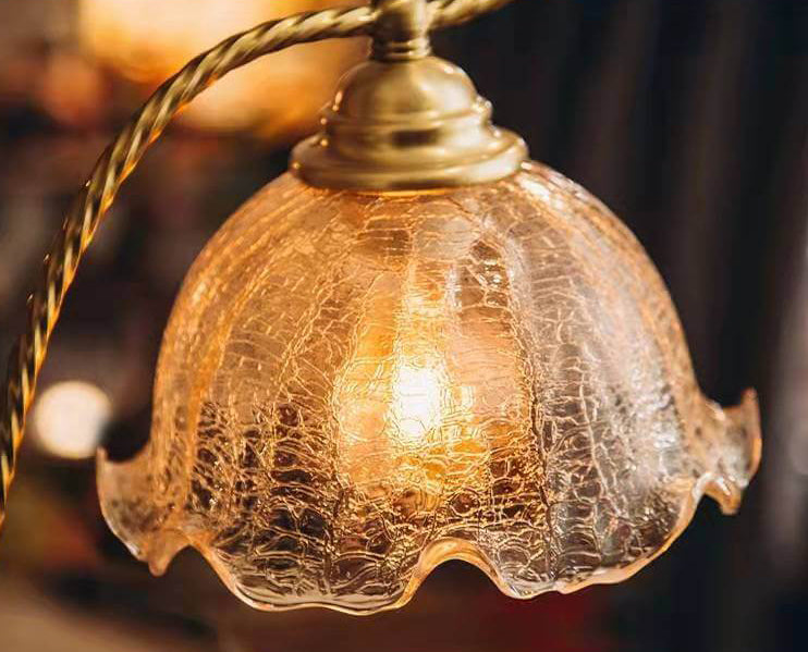 Glass Arc Decorative Table Lamp