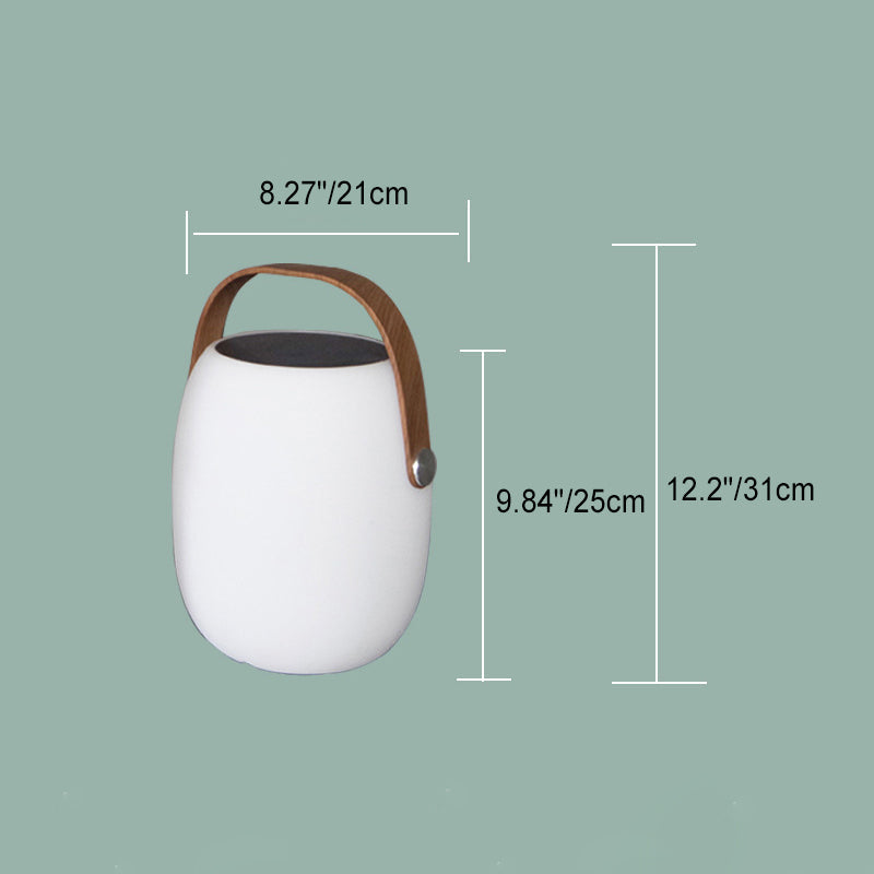 PE Portable Basket Decorative Outdoor Light