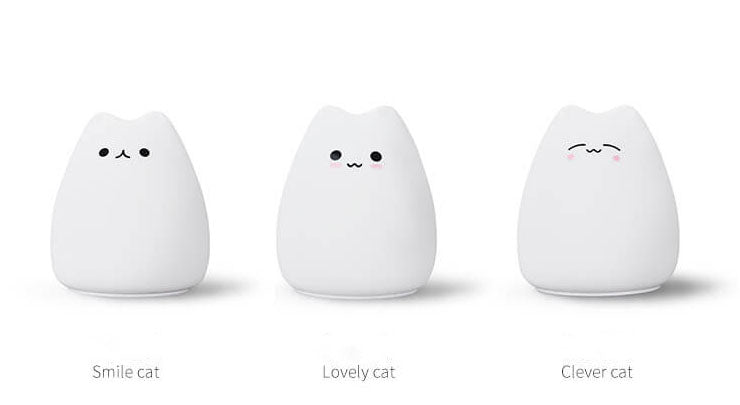 Cat Night Silicone Cat Table Lamp