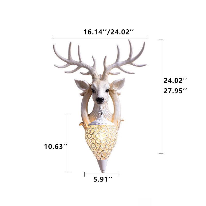 Antler Fruits Resin Wall Lamp