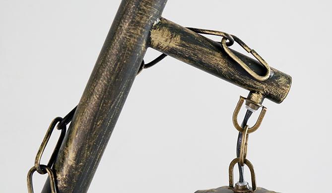 Kerosene Iron Bronze Table Lamp