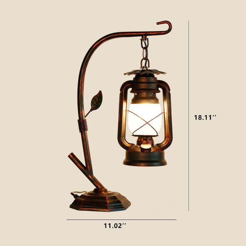 Antique Kerosene Table Lamp