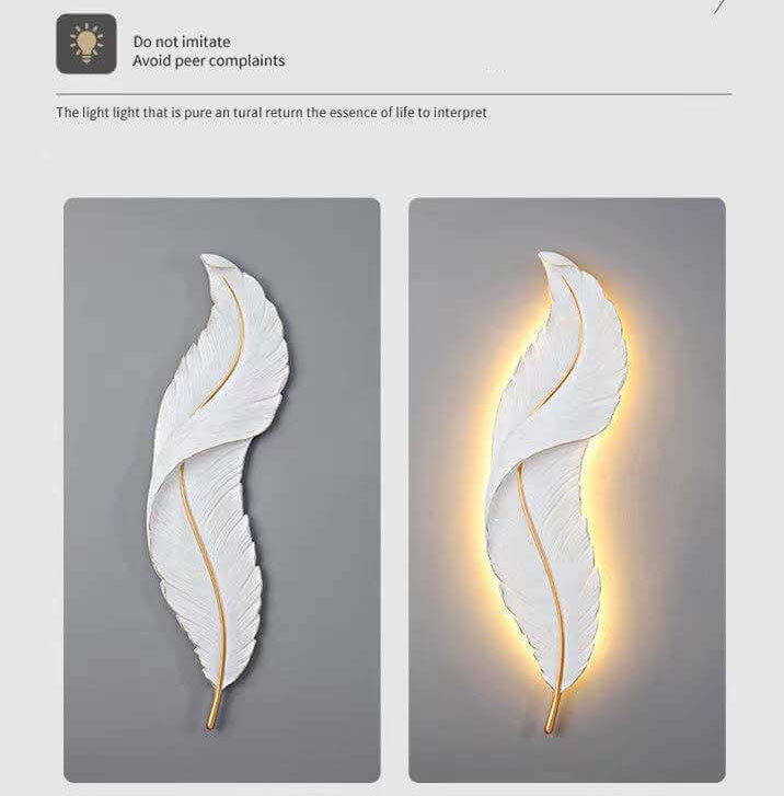 Feather Wall Lamp
