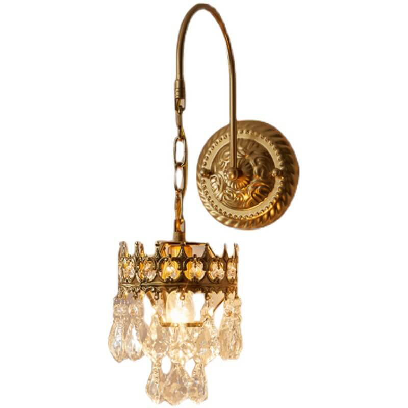 Crystal Crown Wall Lamp