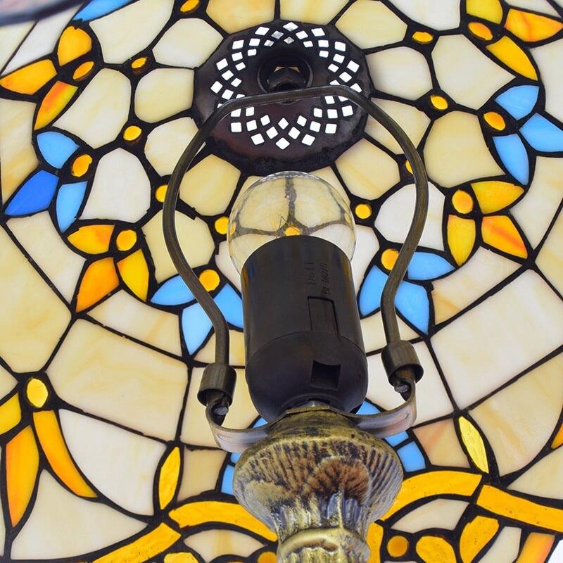 Stained Glass Baroque Table Lamp