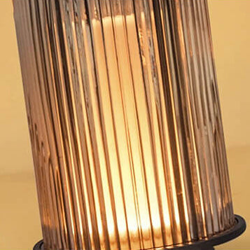 Modern Stainless Steel Glass Floor Lamp