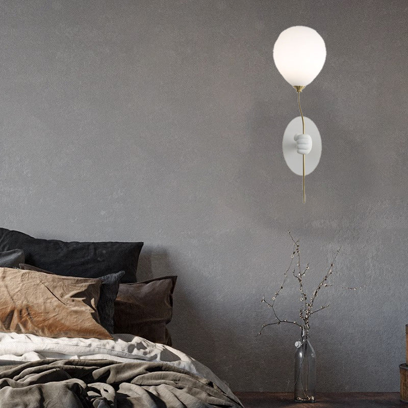 Cartoon Bear Balloon Iron Wall Lamp