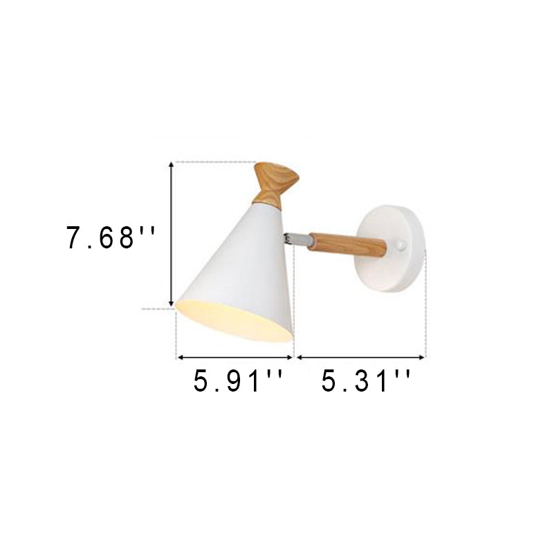 Bell Wood Wall Lamp