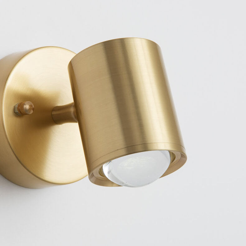 Copper Cylindrical Mini Wall Lamp
